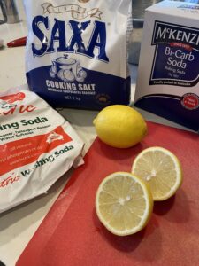 Raw ingredients of dishwashing tablets (forgot the citrus acid )